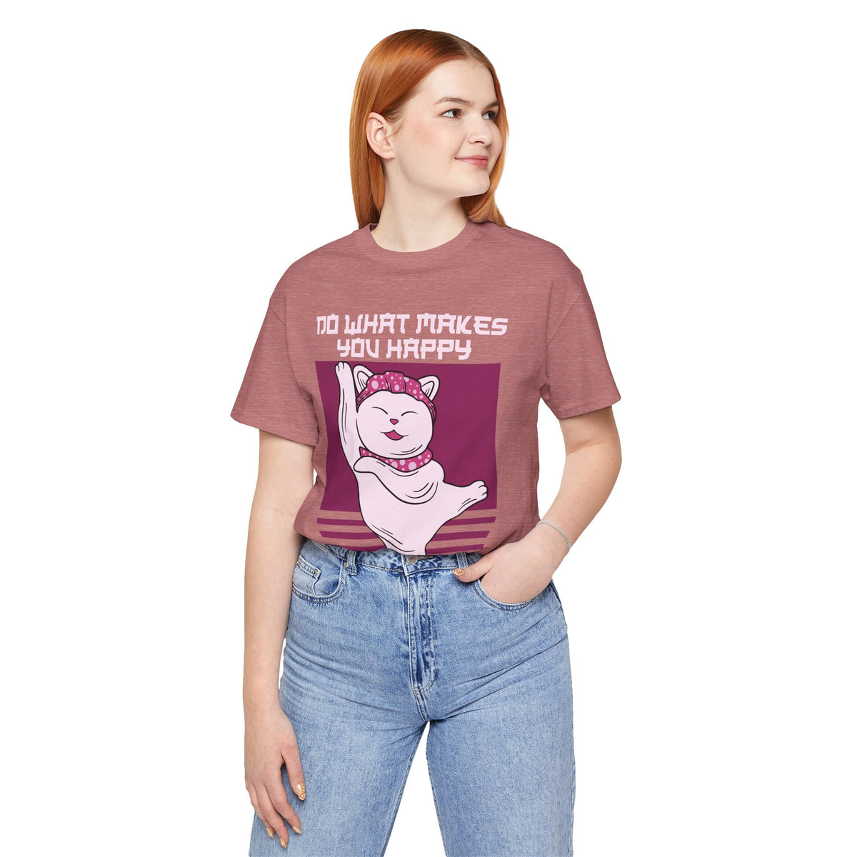 Do What Makes You Happy Cat Tee