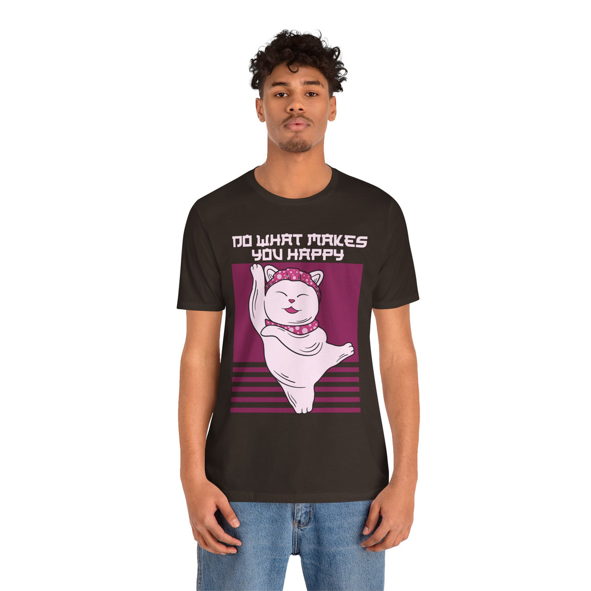 Do What Makes You Happy Cat Tee