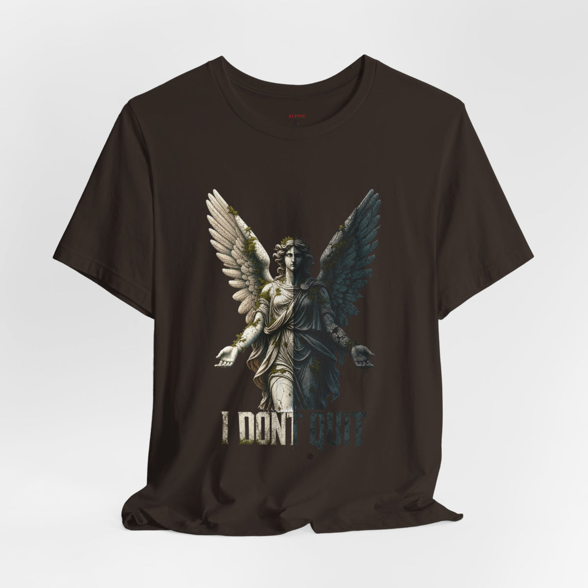 Angel Graphic Tee — 'The Last Angel' Illustrated Short Sleeve Shirt