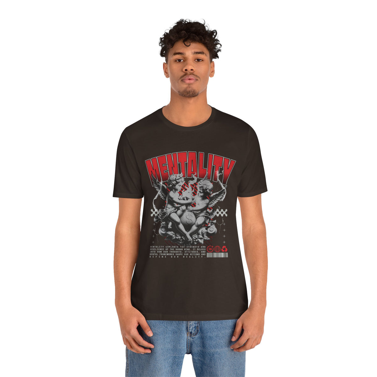 Mentality Graphic Tee — Vintage Cherub Skate Art Shirt