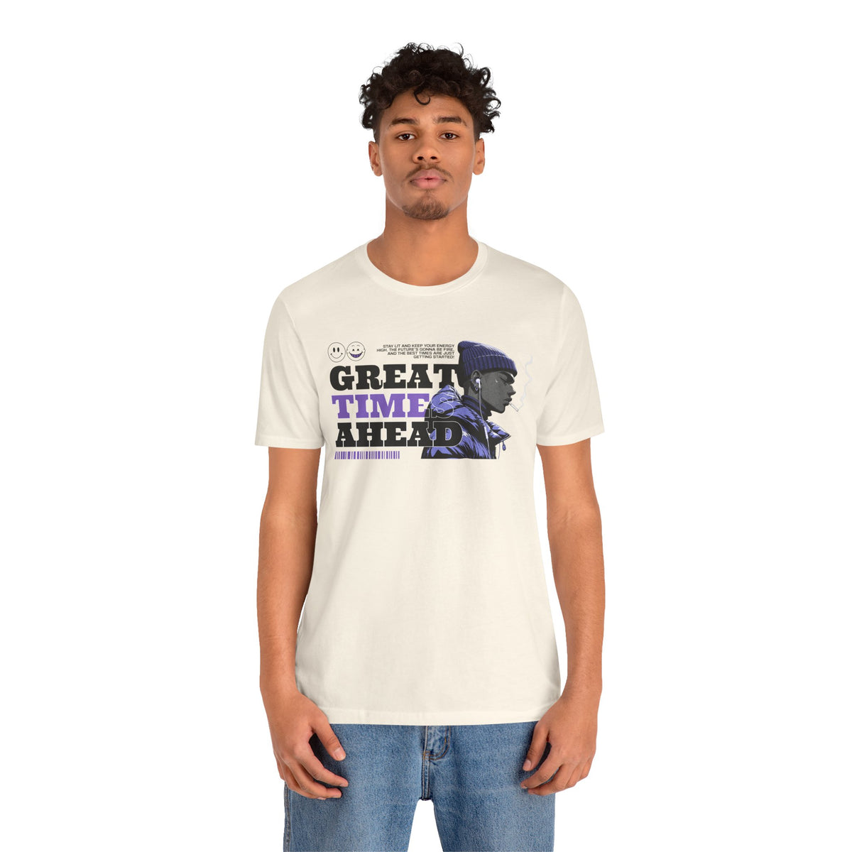 Great Times Ahead Graphic Tee — Motivational Streetwear T‑Shirt