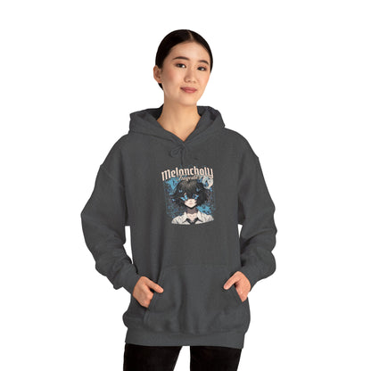 Anime Catgirl Hoodie — "Midnight" Kawaii Graphic Pullover