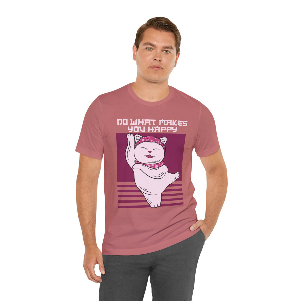 Do What Makes You Happy Cat Tee
