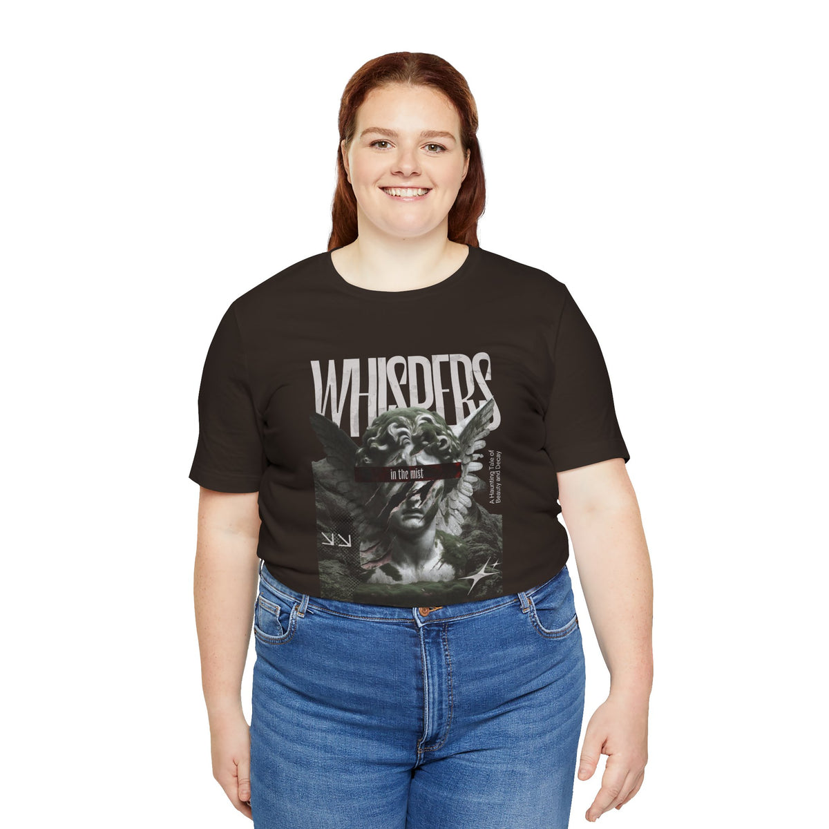 Whispers Angel Tee — Vintage Cherub Graphic T-Shirt