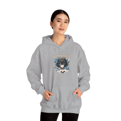 Anime Catgirl Hoodie — "Midnight" Kawaii Graphic Pullover