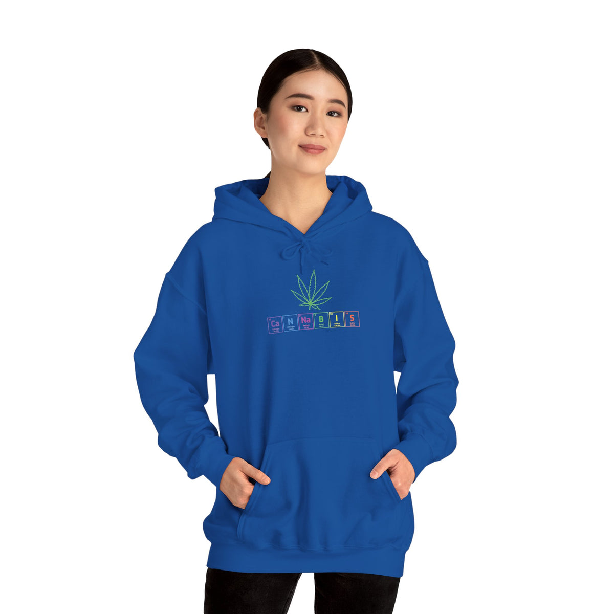 Minimalist Pastel Tarot Hoodie — "Chill" Crystal Grid Graphic