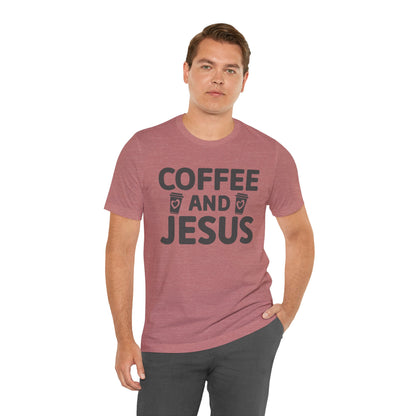 Coffee and Jesus T-Shirt — Christian Faith Graphic Tee