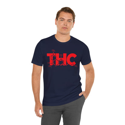THC Molecule T-Shirt — Chemistry Graphic Cannabis Tee