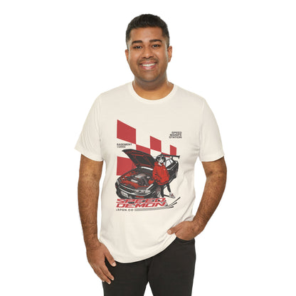 JDM Demon Street Racing T‑Shirt — Retro Car Anime Graphic Tee
