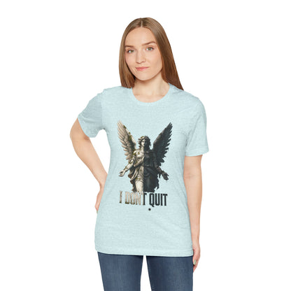 Angel Graphic Tee — 'The Last Angel' Illustrated Short Sleeve Shirt