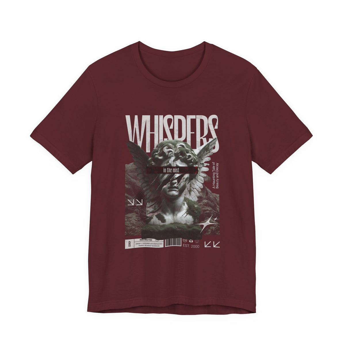 Whispers Angel Tee — Vintage Cherub Graphic T-Shirt