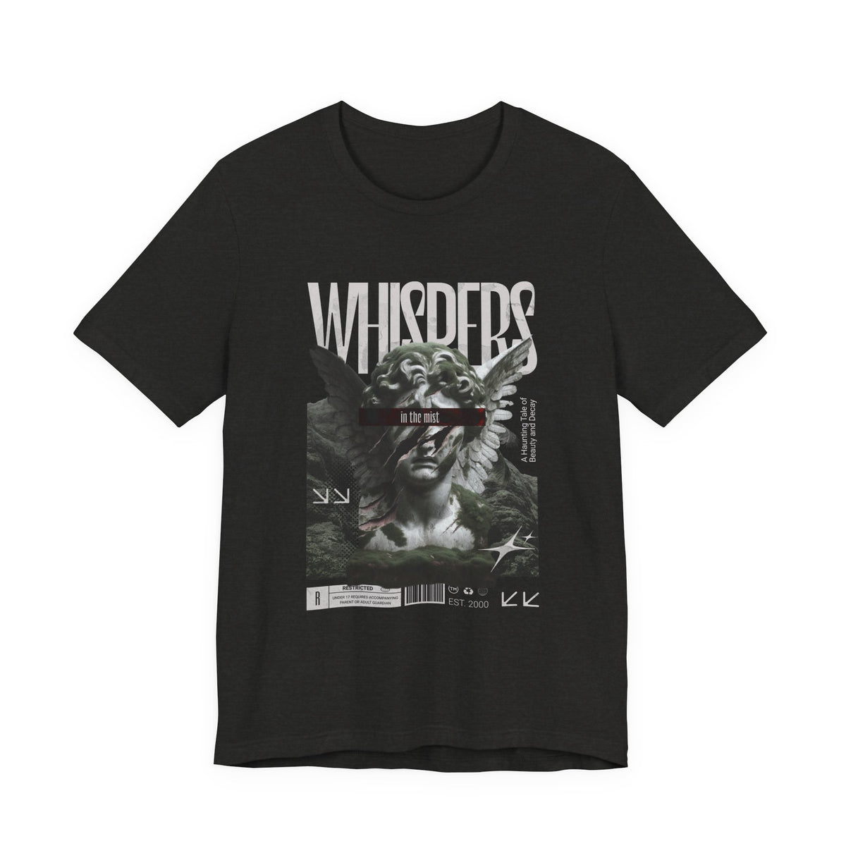 Whispers Angel Tee — Vintage Cherub Graphic T-Shirt