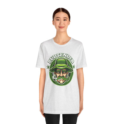 Budtender Graphic Tee – Retro Smoking Stoner Design