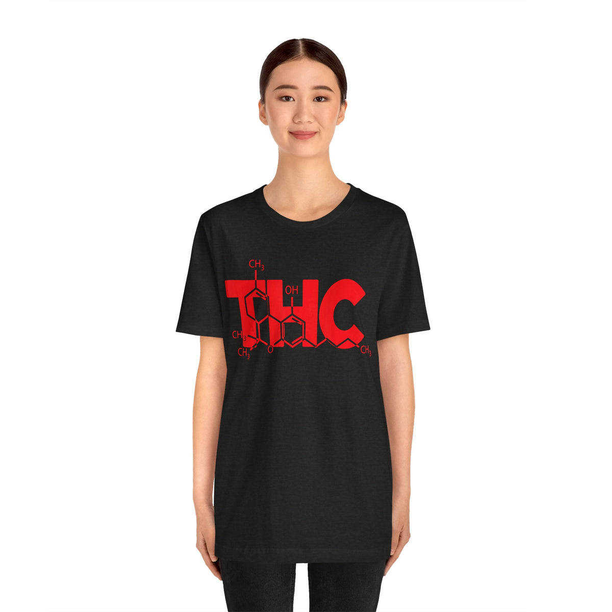 THC Molecule T-Shirt — Chemistry Graphic Cannabis Tee
