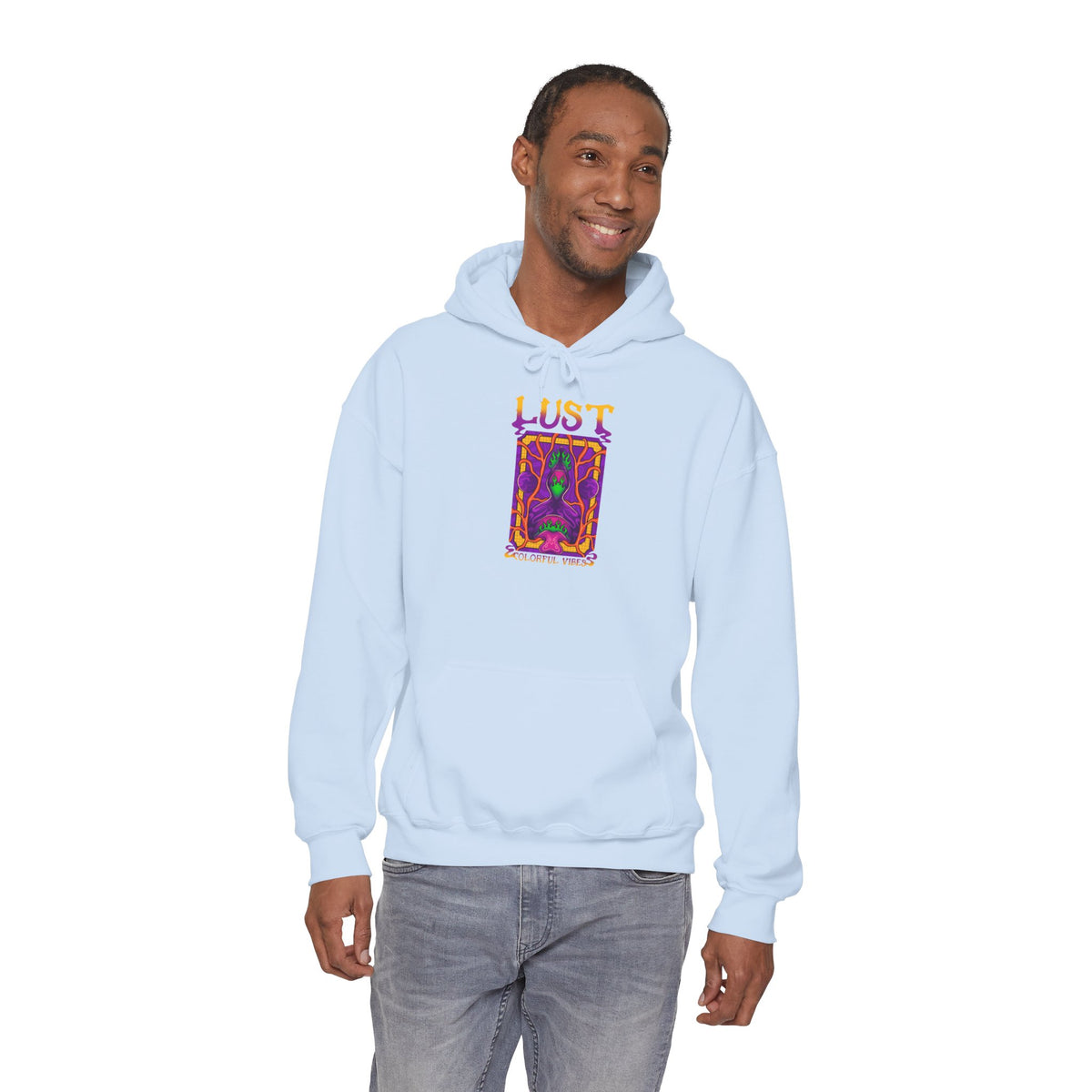 Lust Tarot Hoodie — Psychedelic Arcana Graphic Pullover