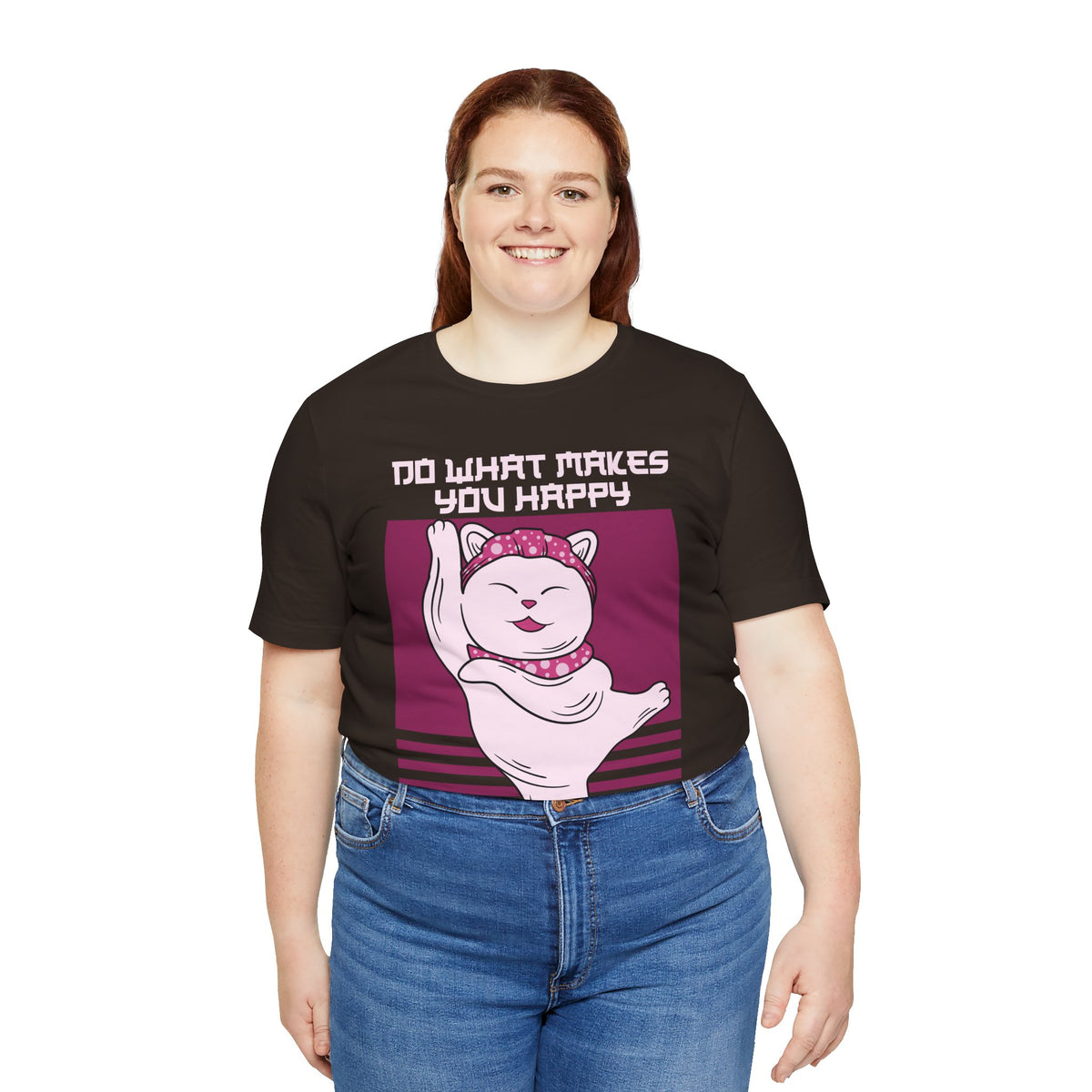 Do What Makes You Happy Cat Tee