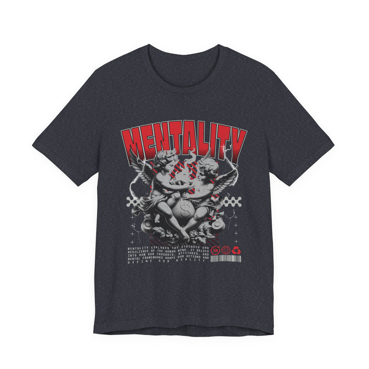 Mentality Graphic Tee — Vintage Cherub Skate Art Shirt
