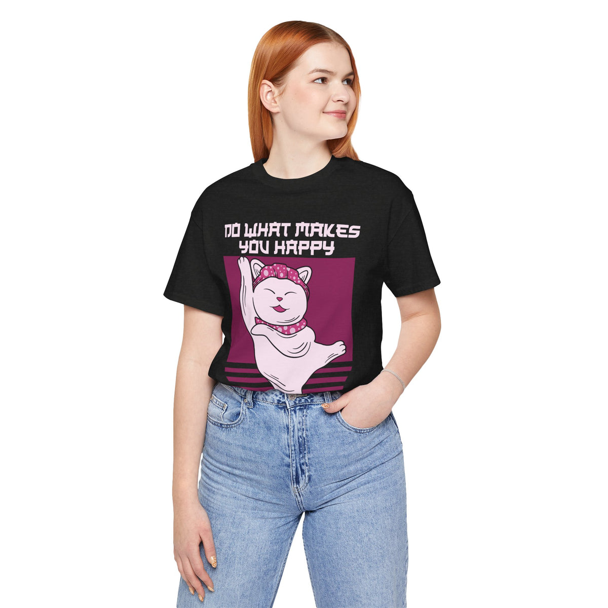 Do What Makes You Happy Cat Tee