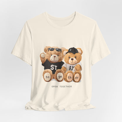 Teddy Bears "Stay Together" Graphic Tee — Cute Couple/Friendship Shirt