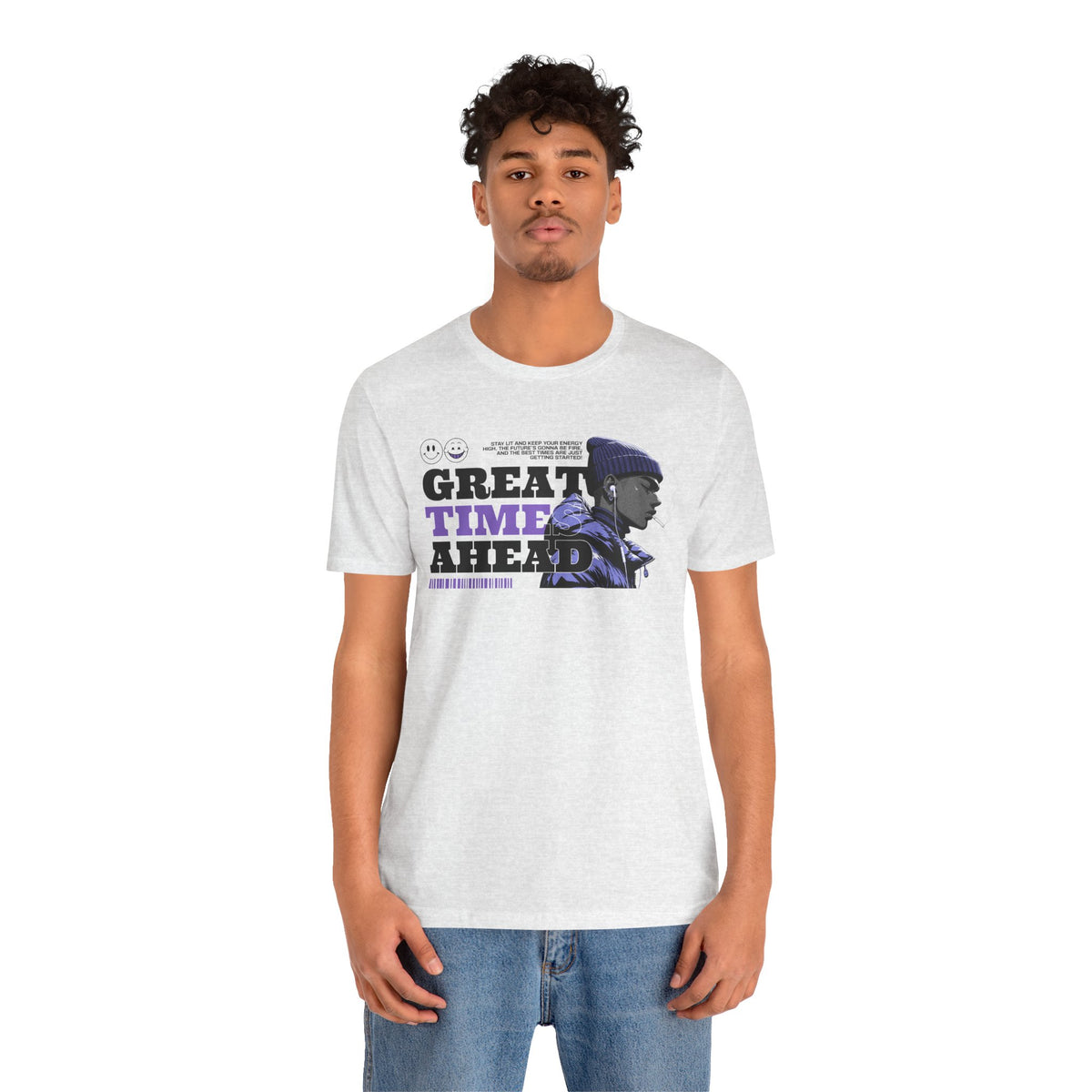 Great Times Ahead Graphic Tee — Motivational Streetwear T‑Shirt