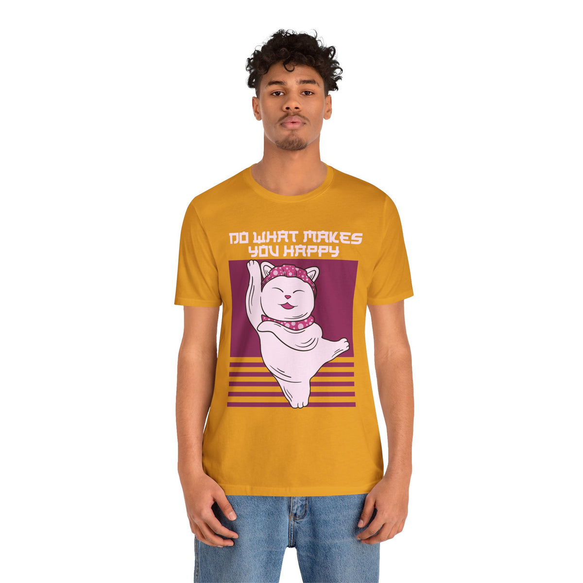Do What Makes You Happy Cat Tee