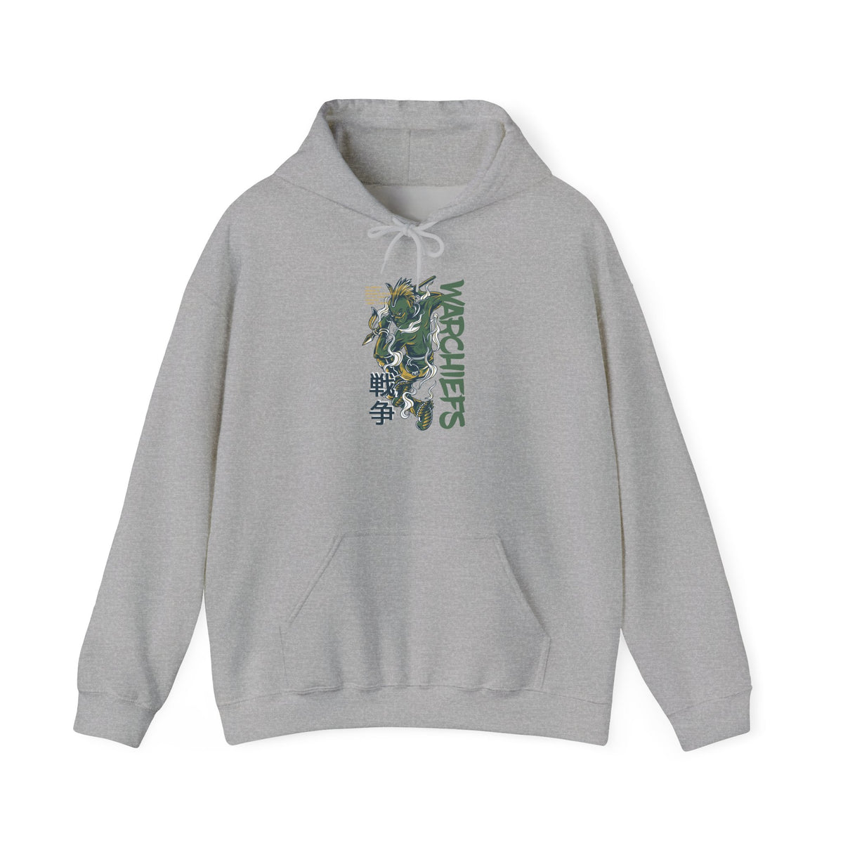 Warchiefs Dragon Hoodie – Asian-Inspired Warrior Graphic Sweatshirt