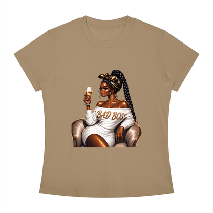 Bad Boss Women’s Slim-Fit Graphic Tee