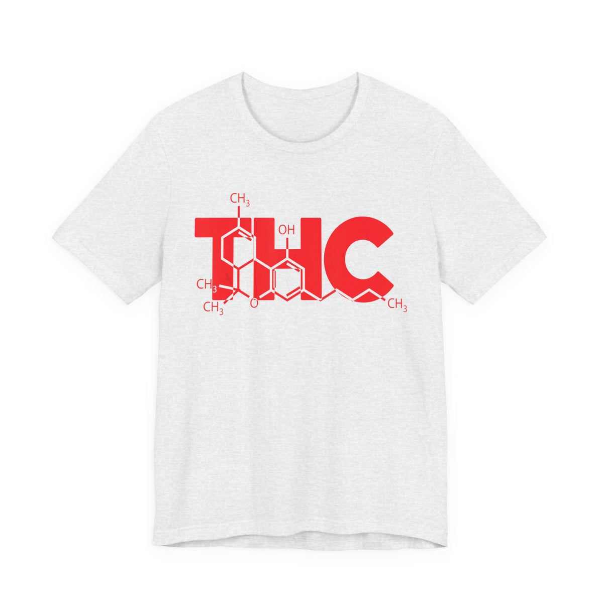 THC Molecule T-Shirt — Chemistry Graphic Cannabis Tee