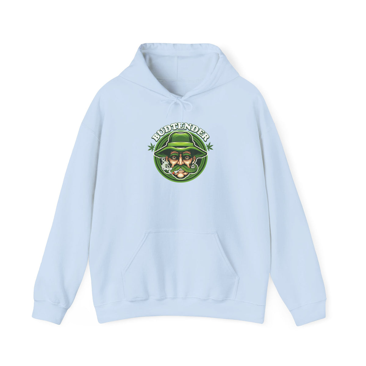 Budtender Graphic – Retro Smoking Stoner Hooded Sweatshirt