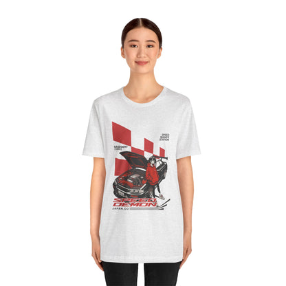 JDM Demon Street Racing T‑Shirt — Retro Car Anime Graphic Tee