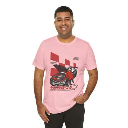JDM Demon Street Racing T‑Shirt — Retro Car Anime Graphic Tee