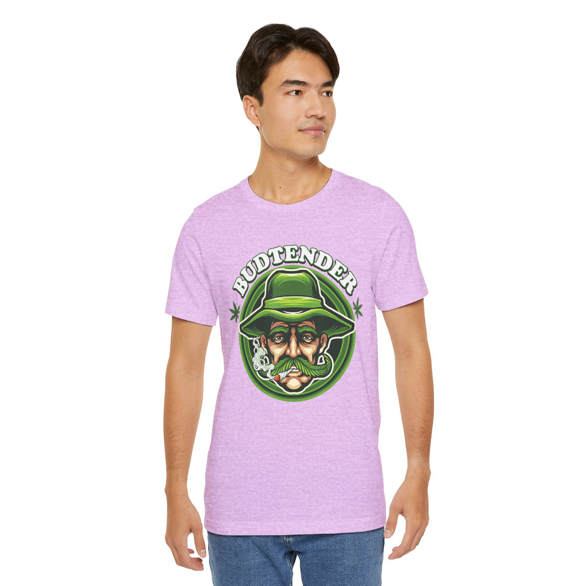 Budtender Graphic Tee – Retro Smoking Stoner Design
