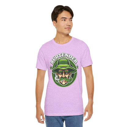 Budtender Graphic Tee – Retro Smoking Stoner Design