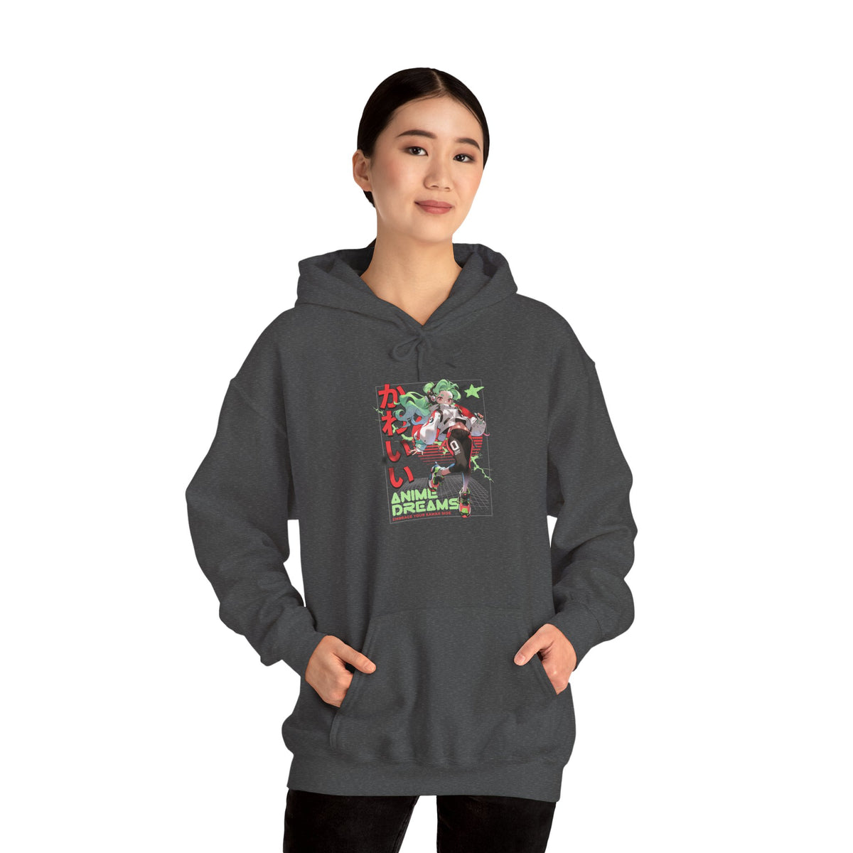 Anime Kawaii Character Hoodie – Cute Japanese Graphic Pullover