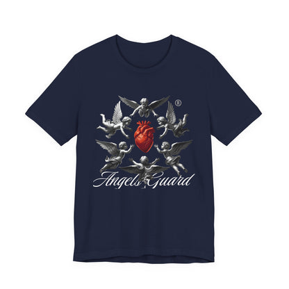 Angel Guard T‑Shirt — Sacred Heart & Cherub Graphic Tee