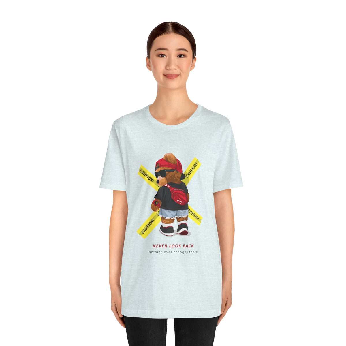 Teddy Bear 'Never Look Back' Graphic Tee