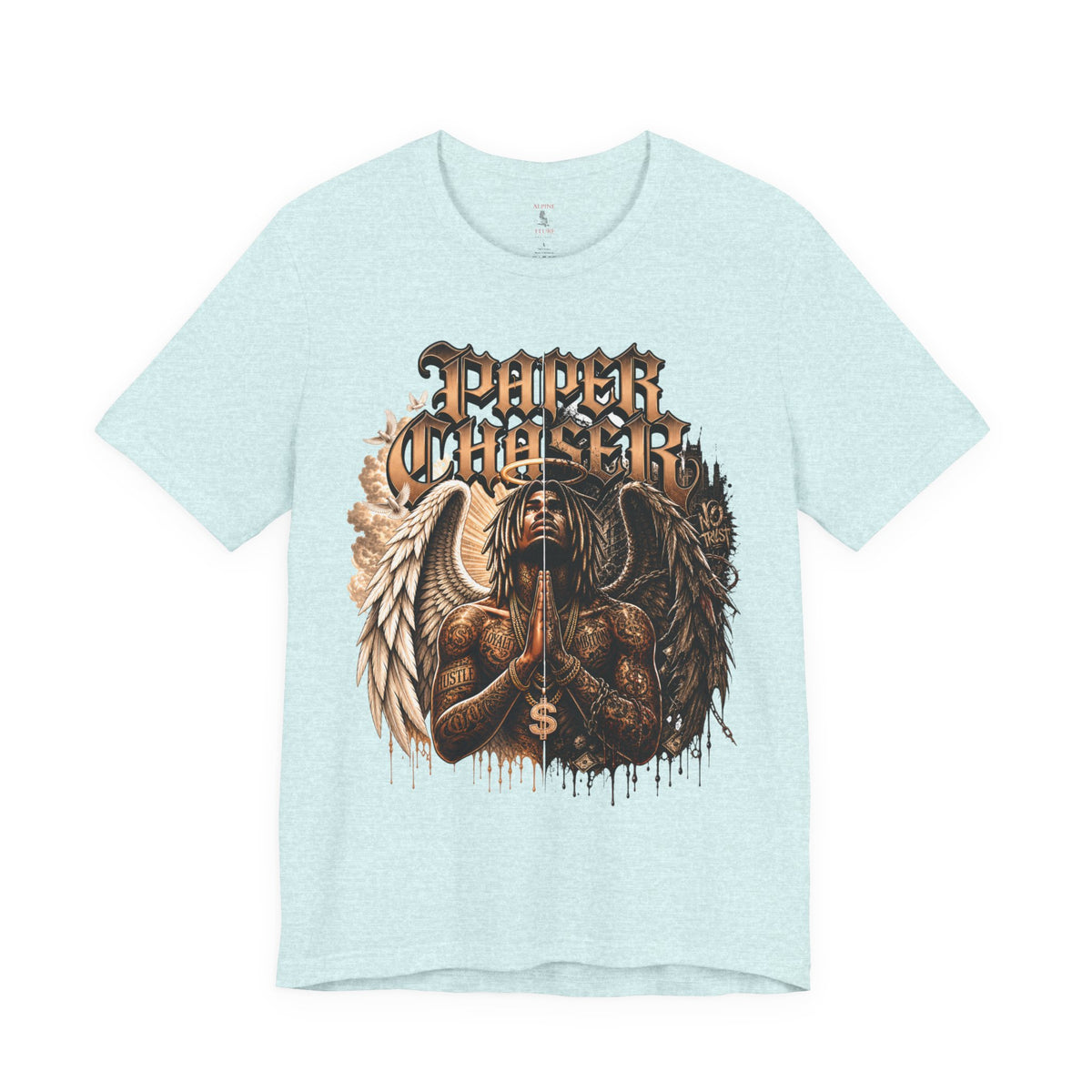 Graphic Tee — Praying Angel Warrior Design