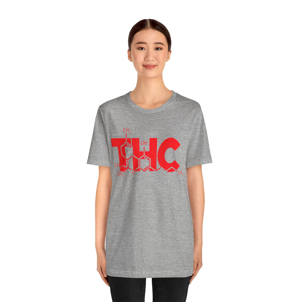 THC Molecule T-Shirt — Chemistry Graphic Cannabis Tee
