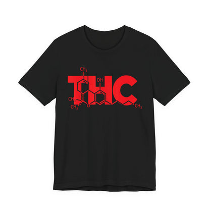 THC Molecule T-Shirt — Chemistry Graphic Cannabis Tee