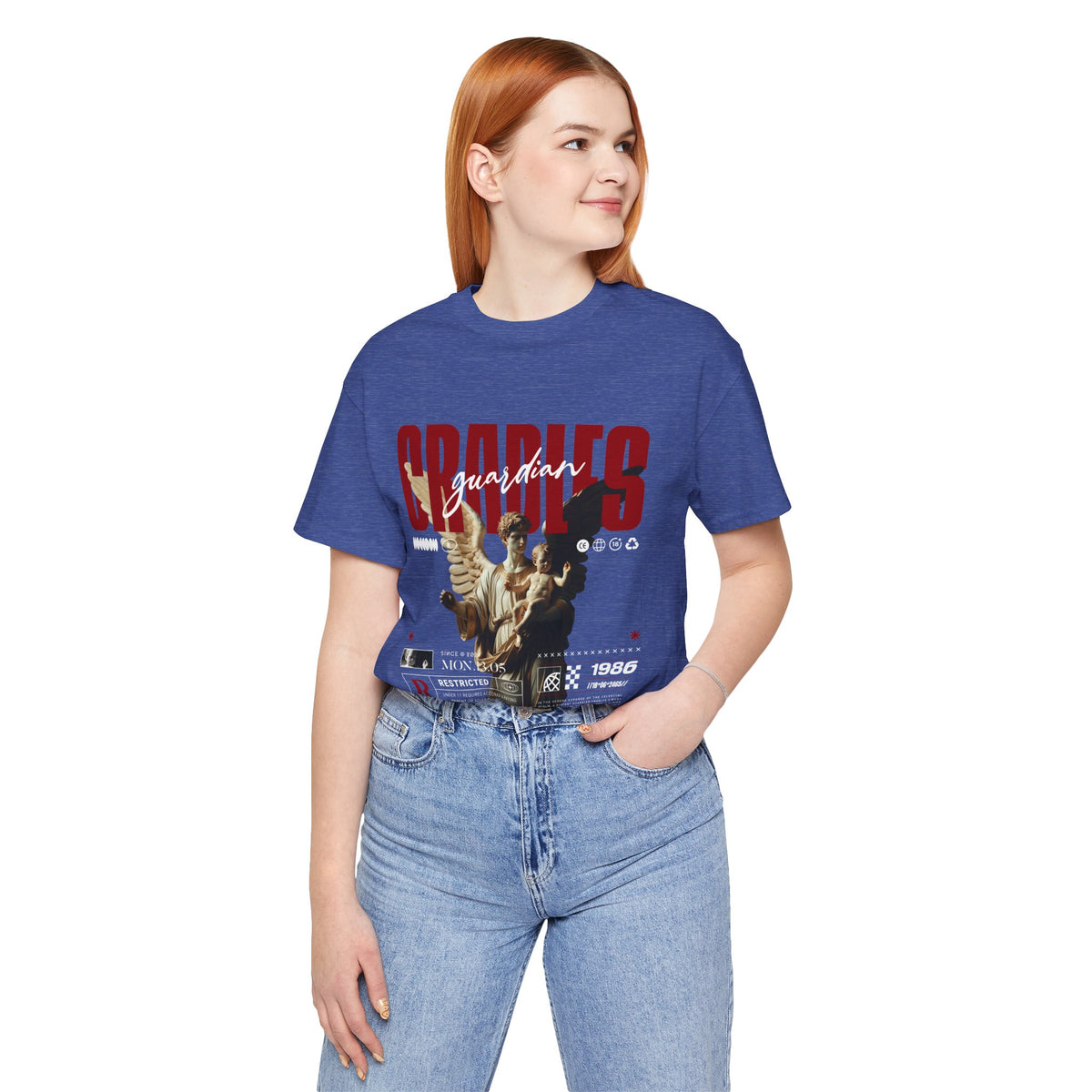 Guardian Angels Graphic Tee — 'Bodies' Vintage Statue Streetwear Shirt