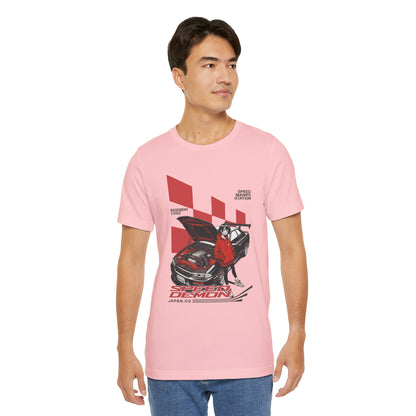 JDM Demon Street Racing T‑Shirt — Retro Car Anime Graphic Tee