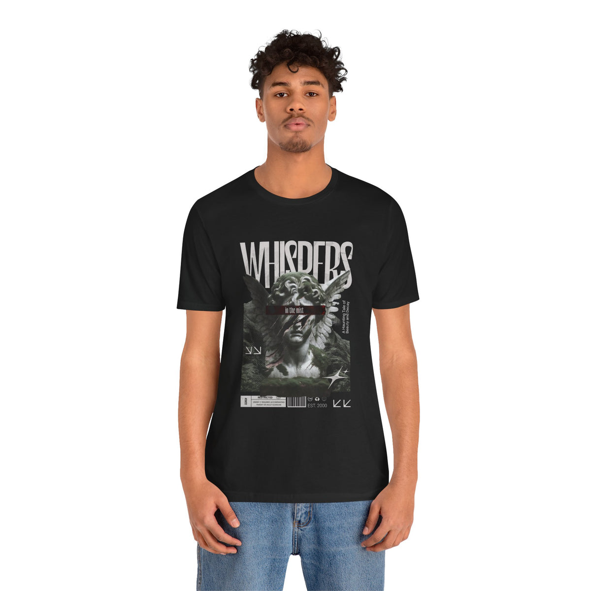 Whispers Angel Tee — Vintage Cherub Graphic T-Shirt