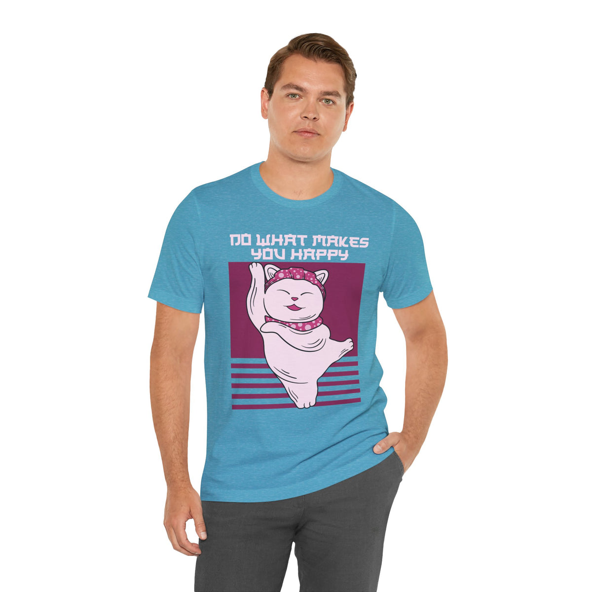 Do What Makes You Happy Cat Tee