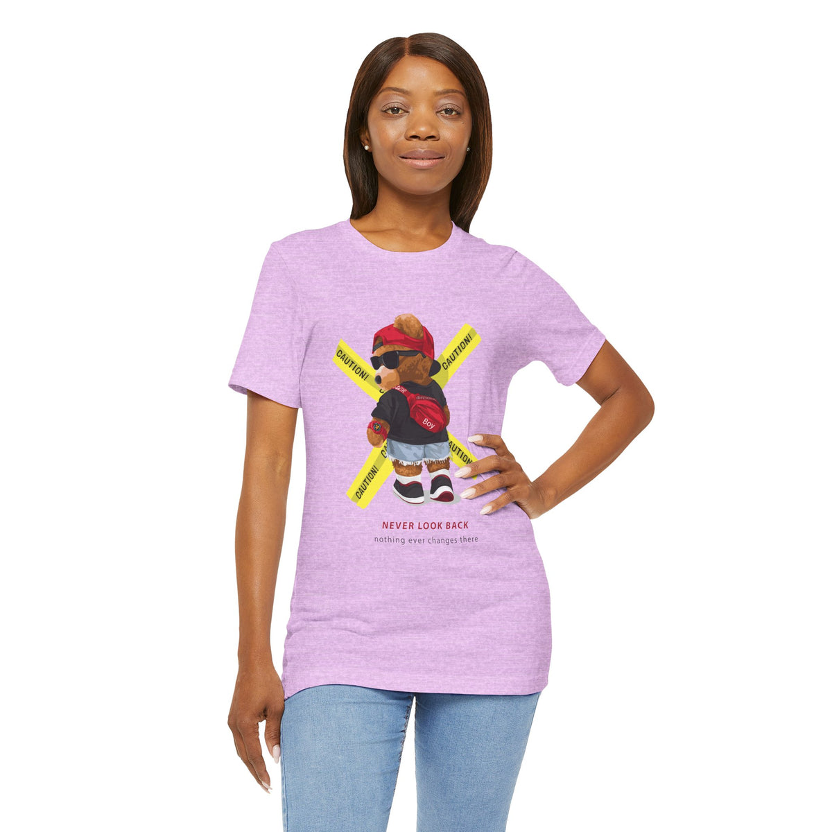 Teddy Bear 'Never Look Back' Graphic Tee
