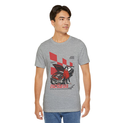 JDM Demon Street Racing T‑Shirt — Retro Car Anime Graphic Tee