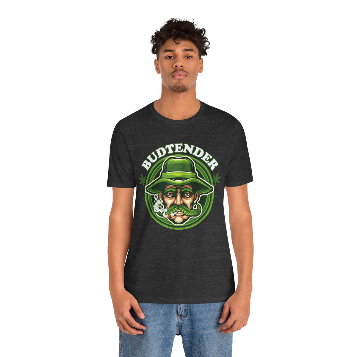 Budtender Graphic Tee – Retro Smoking Stoner Design