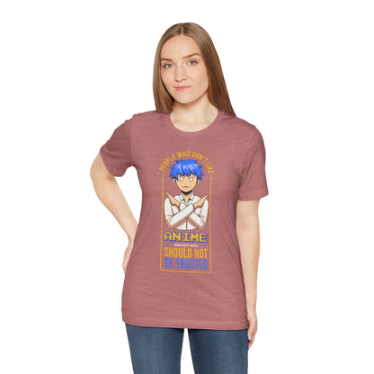 Anime Skeptic T‑Shirt — "People Who Don’t Like Anime Should Not Be Trusted" Graphic Tee