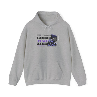 Great Times Ahead Hoodie — Positive Vintage Portrait Pullover