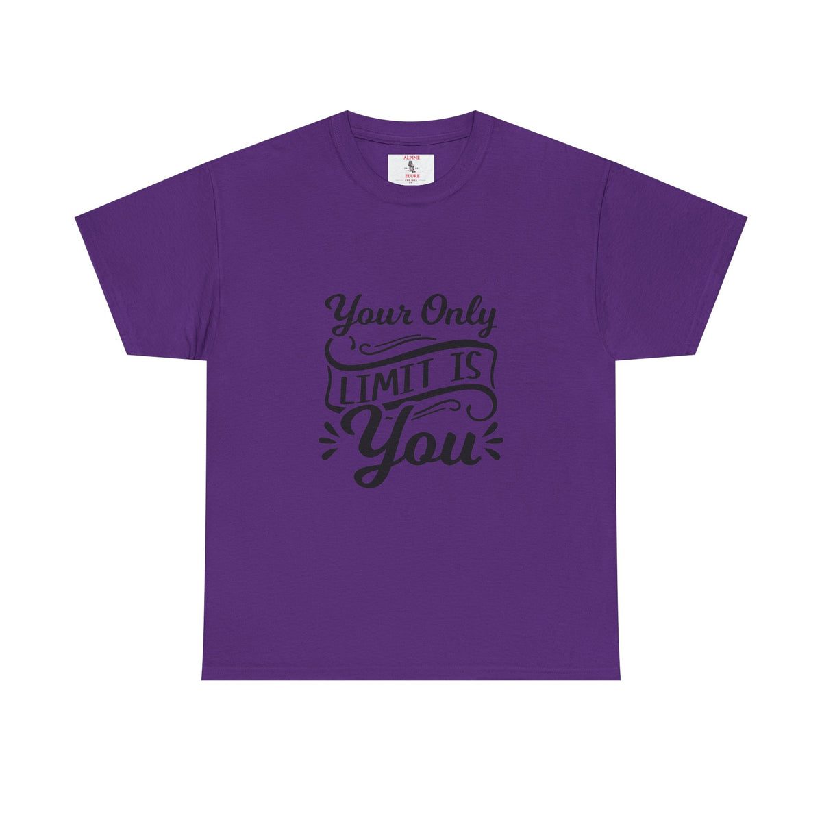 Motivational Tee — "Your Only Limit Is You / You Only Fail When You Stop Trying" Inspirational Shirt