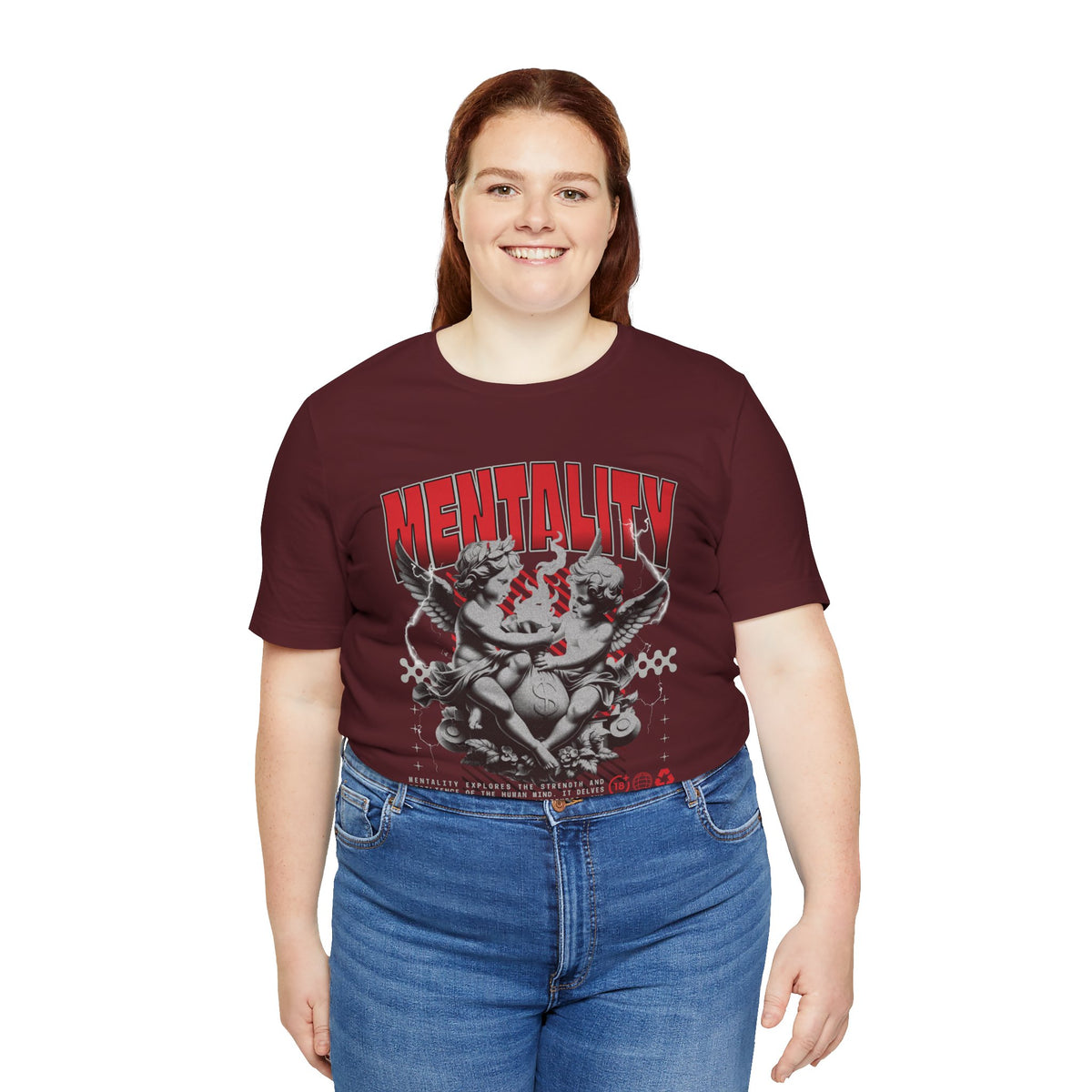 Mentality Graphic Tee — Vintage Cherub Skate Art Shirt